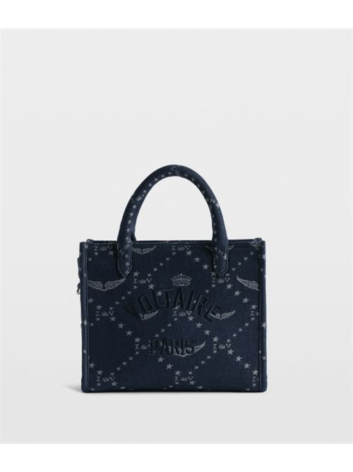 ANGEL TOTE XS DENIM MONOGRAM ZADIG&VOLTAIRE | LWBA04269415 SILENT